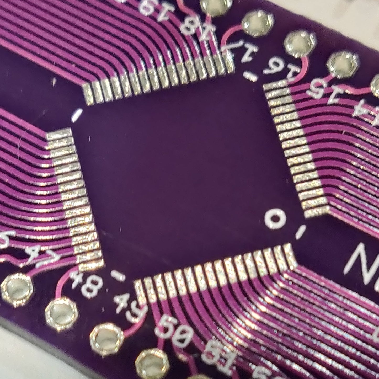 64 Pin LQFP Breakout (3 Sided Configuration)