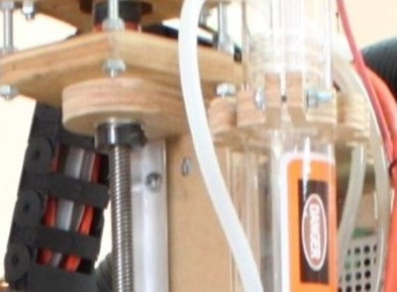 blackFoot/blackToe CNC router laser mounts