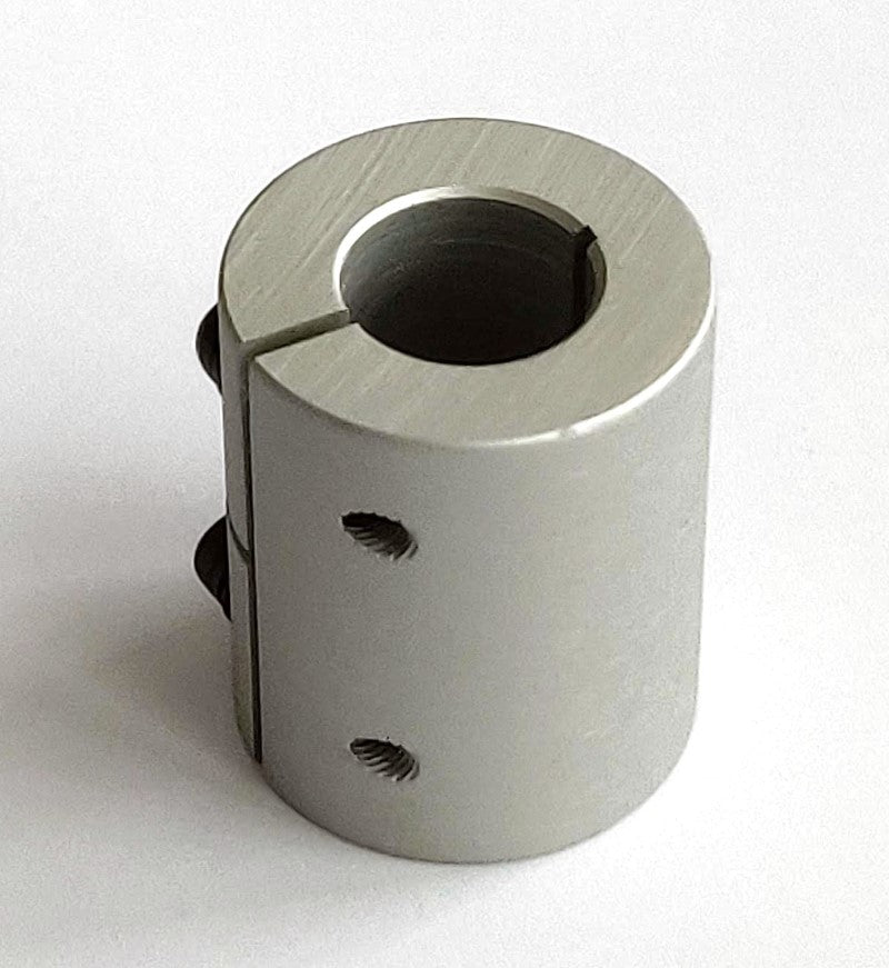 1/2 inch to 1/2 inch rigid aluminum shaft coupling for CNC lead screws